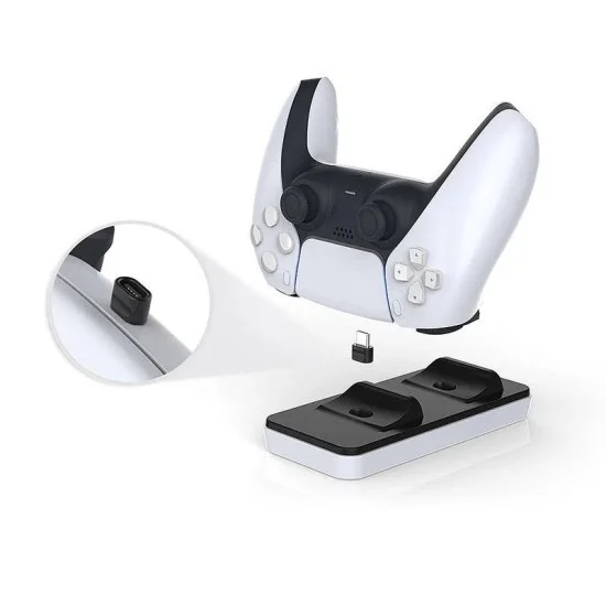 Dobe Ps5 Controller Charging Dock Tp5-0505 - White